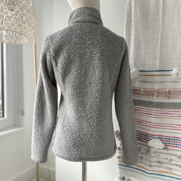 Patagonia Los Gatos Grey Fleece 1/4 Zip Pullover Sweater Women’s Size XS - Picture 4 of 10